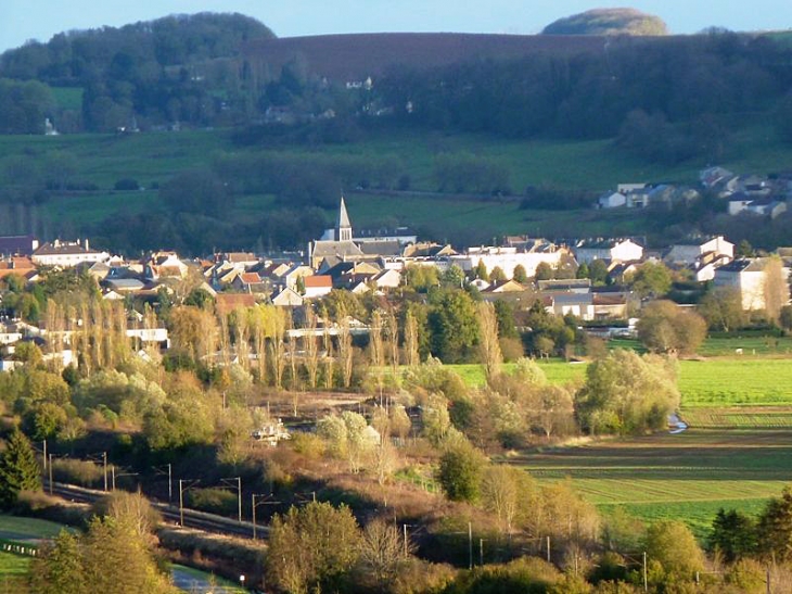 Vue sur la ville - Donchery