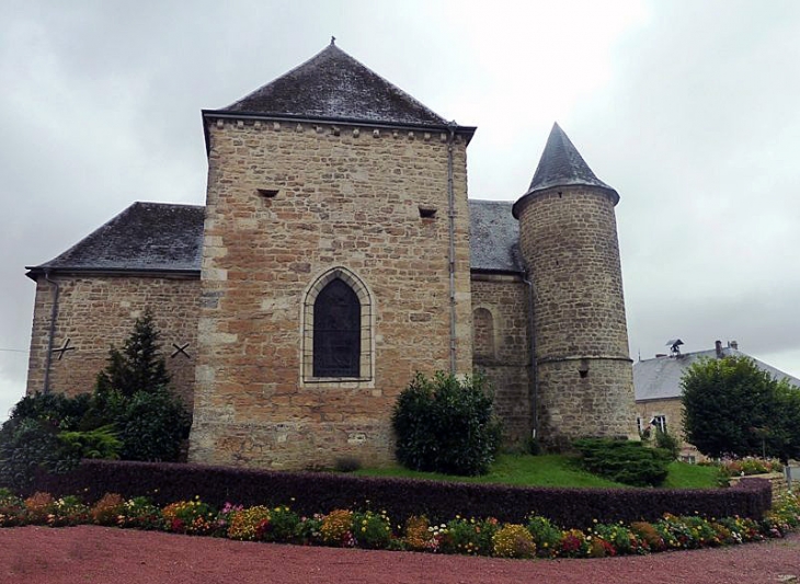 Derrière l'église - Flaignes-Havys