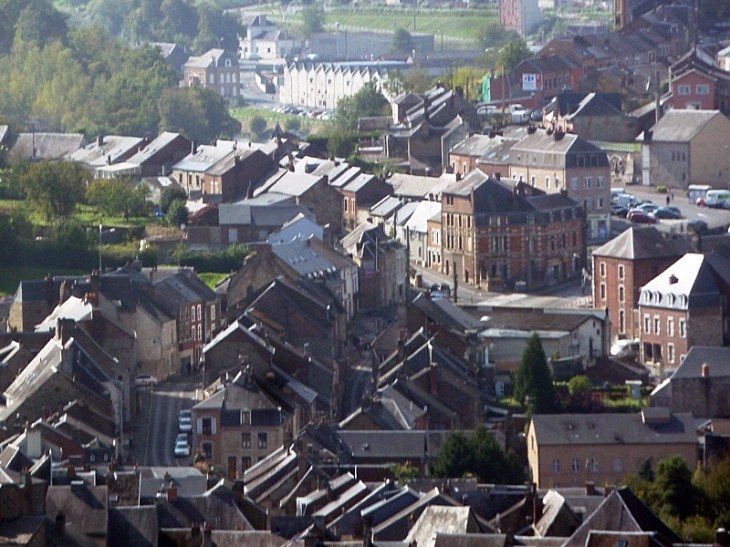 Vue sur la ville - Fumay