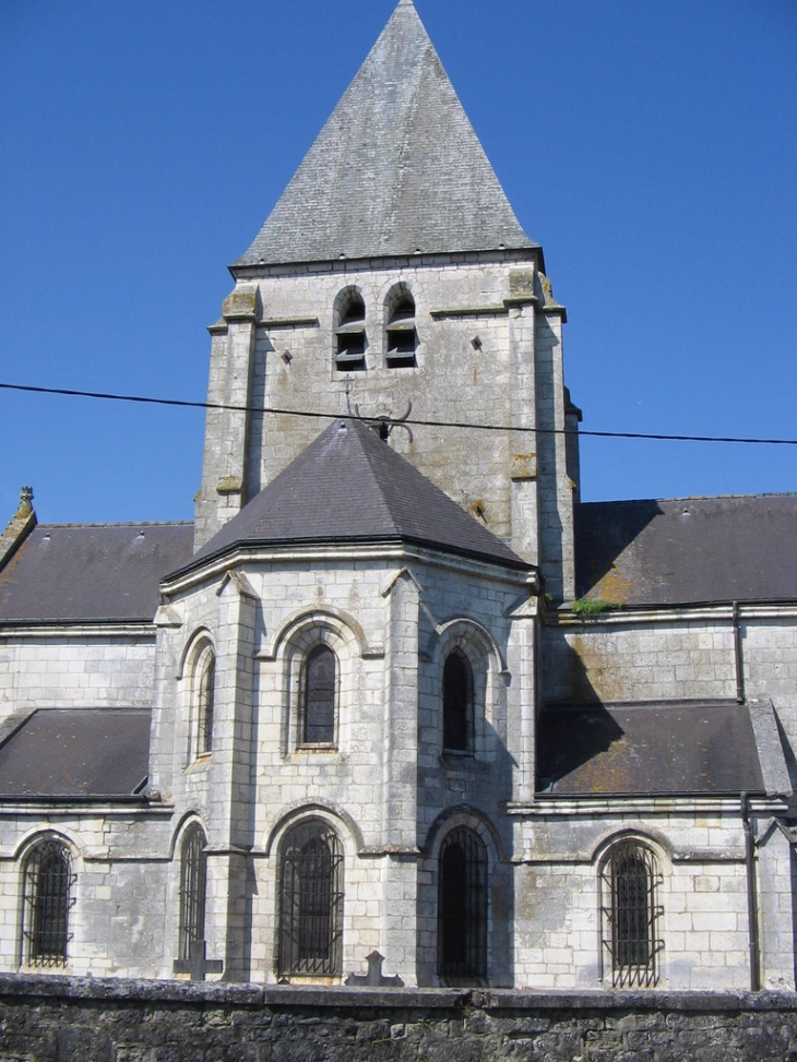 église st Jean Baptiste  côté - Hannappes