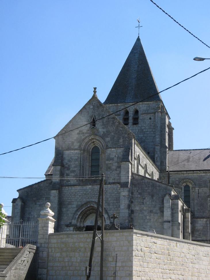 église st Jean Baptiste face - Hannappes