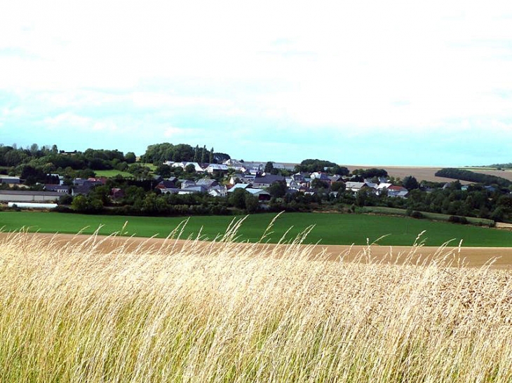 Vue sur le village - Hannogne-Saint-Rémy