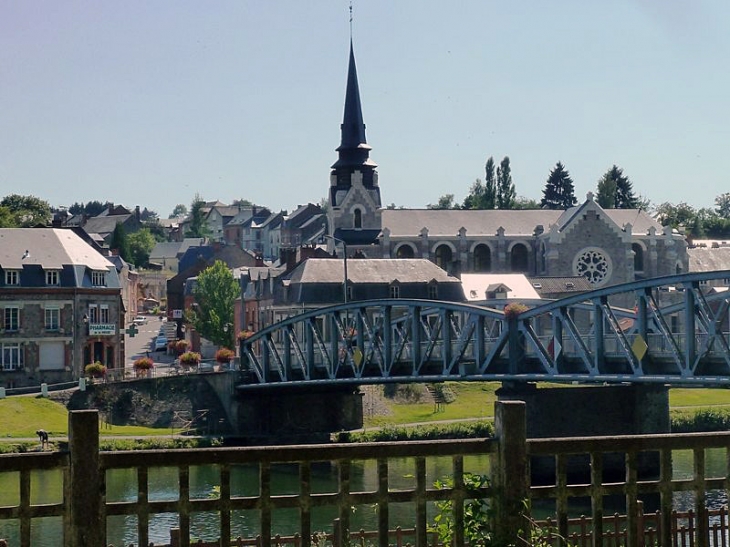 Vue des bords de Meuse - Haybes