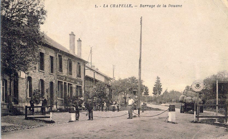 Carte ancienne 1937 - La Chapelle