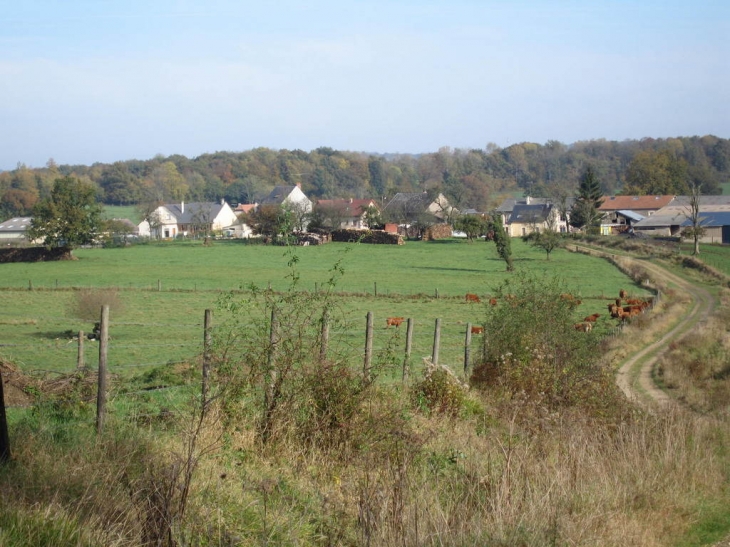 Vue sur le village - La Horgne