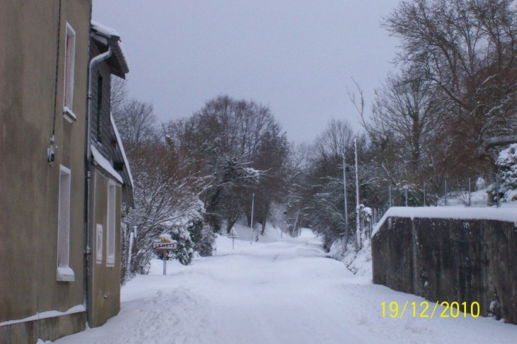 Lametz sous la neige