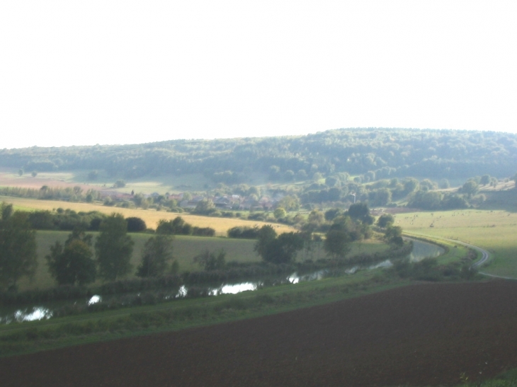 Vue en venant de st aignan - Omicourt