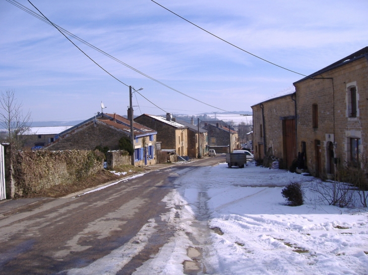 Rue du chaud (depuis le haut) - Omicourt