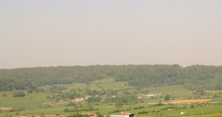 Omicourt vue de la nationale à hauteur de Connage