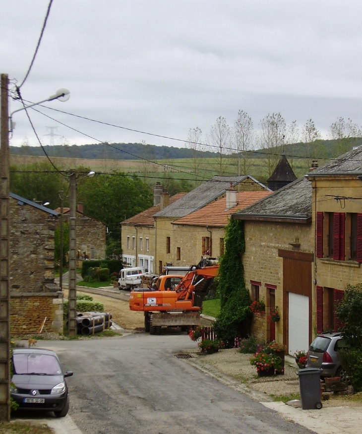 Début travaux rue de l'église  - Omicourt