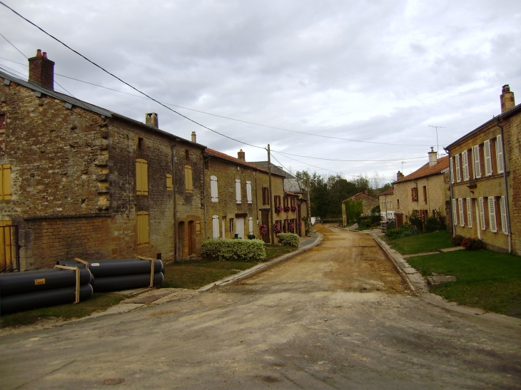 Rue de l'église travaux - Omicourt