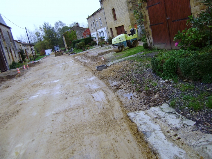 Rue-de-l-eglise-travaux - Omicourt