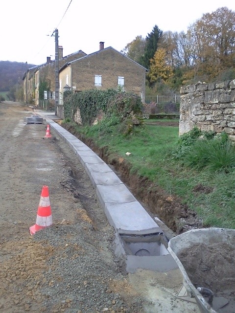 Rue du chaud  travaux  - Omicourt