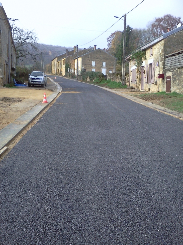 Rue du chaud  avant tarmac - Omicourt