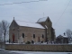 L'église sous la neige