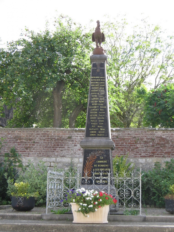 Monument aux morts - Rumigny