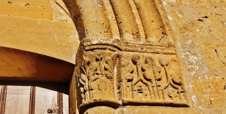 -église Saint-Martin ( Détail Portail ) - Sapogne-et-Feuchères