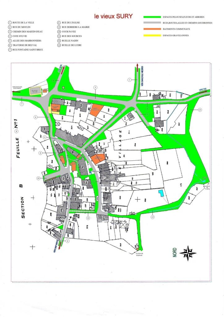 PLAN DU VIEUX SURY