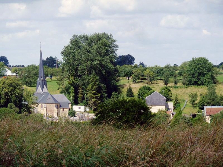 Vue sur le village - Suzanne