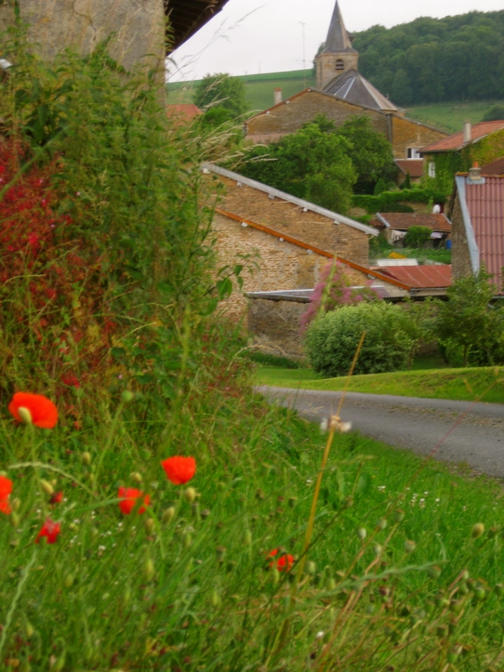 A view from above on the hill - Tailly