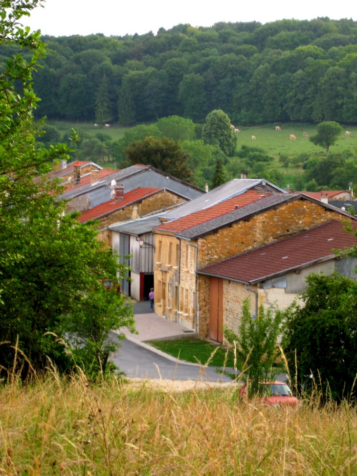 A view from above on the hill - Tailly