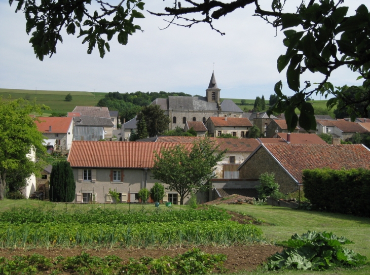 View from the western side of town - Tailly