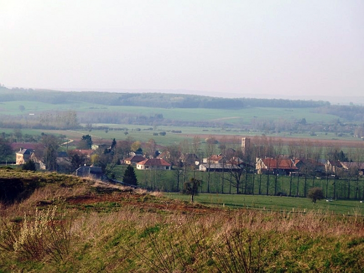 Vue sur le village - Villy