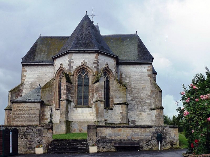 Le chevet de l'église - Vrizy