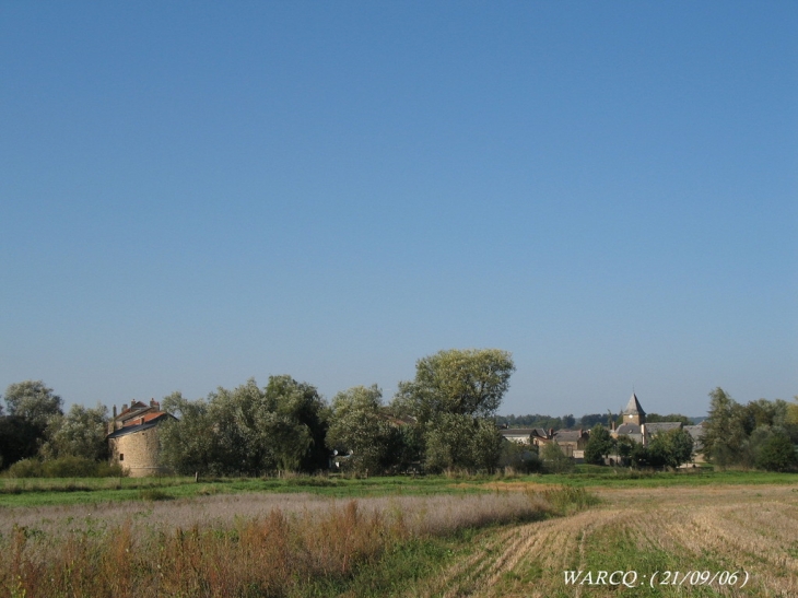 WARCQ vu de la plaine de la Warenne