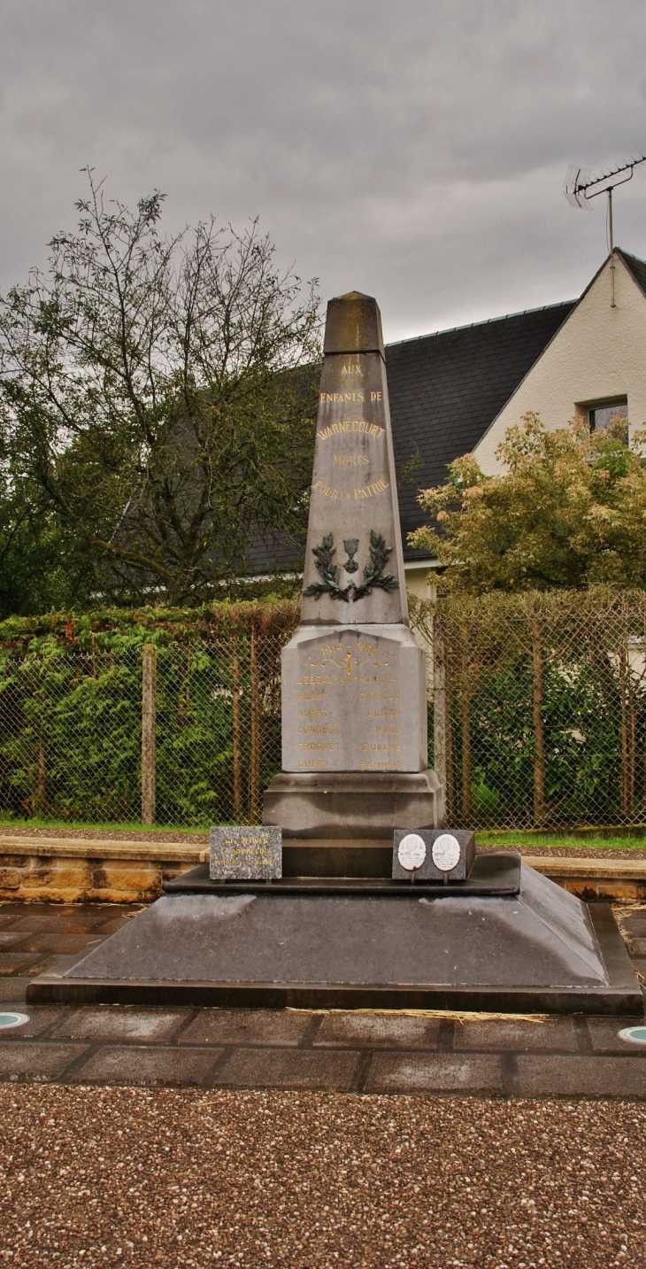 Monument aux Morts - Warnécourt