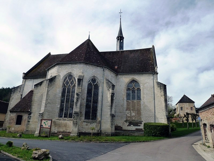 Le chevet de l'église - Bérulle