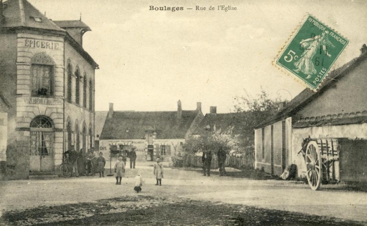 Rue de l'église - Boulages