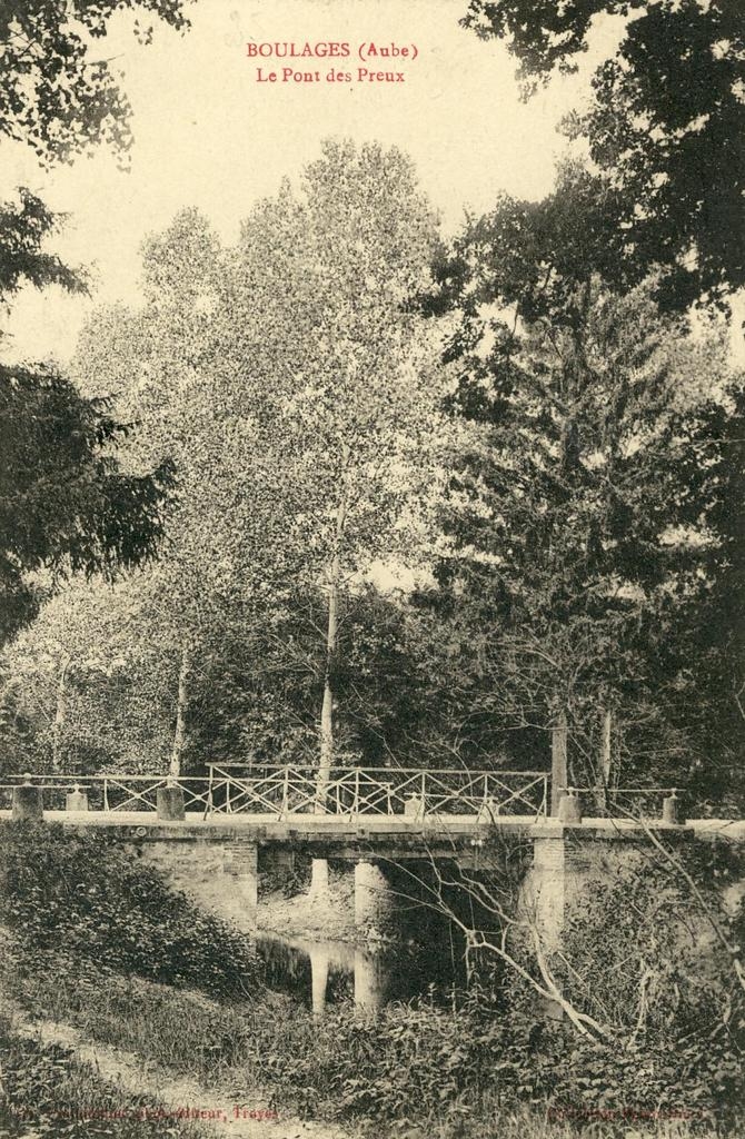 Pont le preux - Boulages