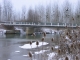 Photo suivante de Boulages Le pont de l'aube sous la neige