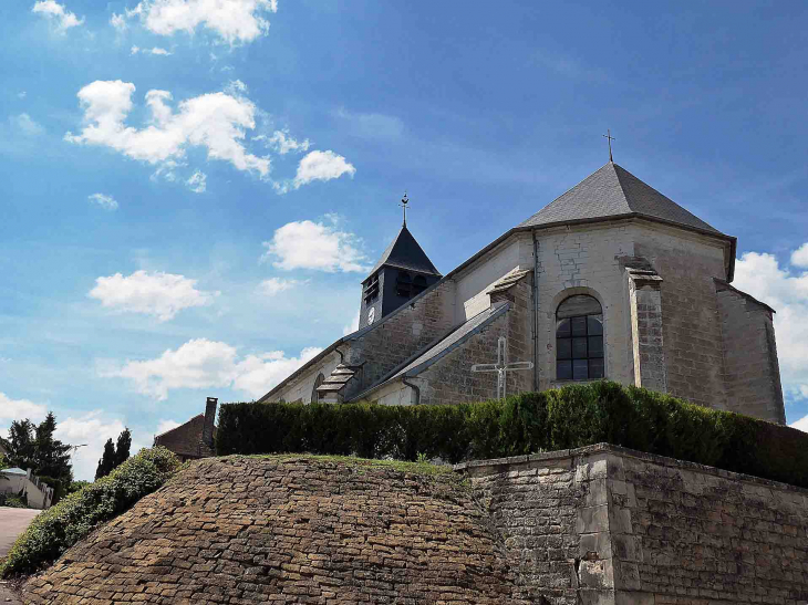 L'église - Crésantignes