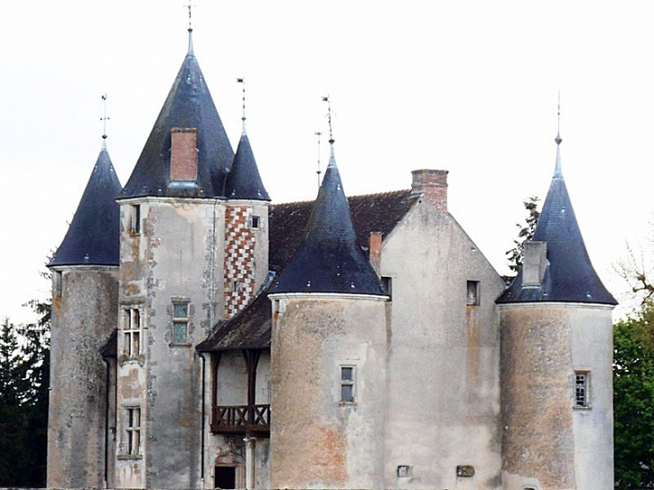 L'arrière du manoir des Tourelles - Rumilly-lès-Vaudes