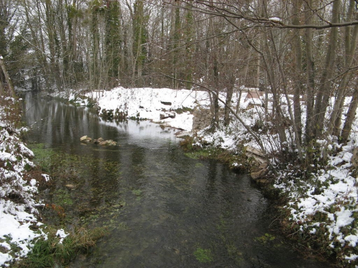 Rivière l'Ardusson rue Crayère à St Loup de Buffigny - Saint-Loup-de-Buffigny