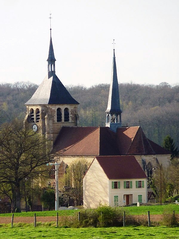 Vue sur l'église - Soulaines-Dhuys