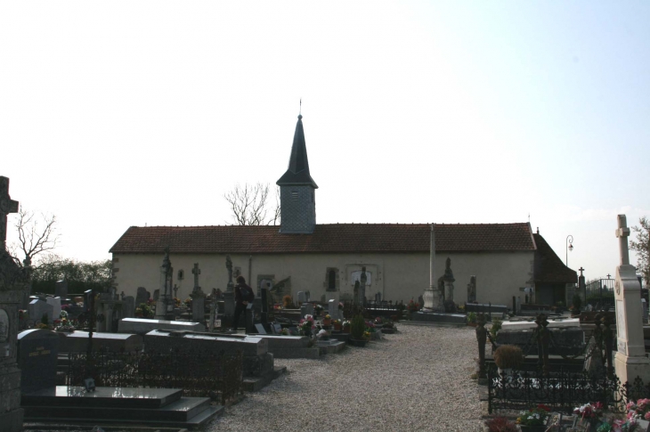 Entrée du cimetière et chapelle - Breuvannes-en-Bassigny