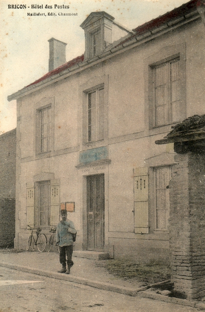 Carte postale hotel des postes - Bricon