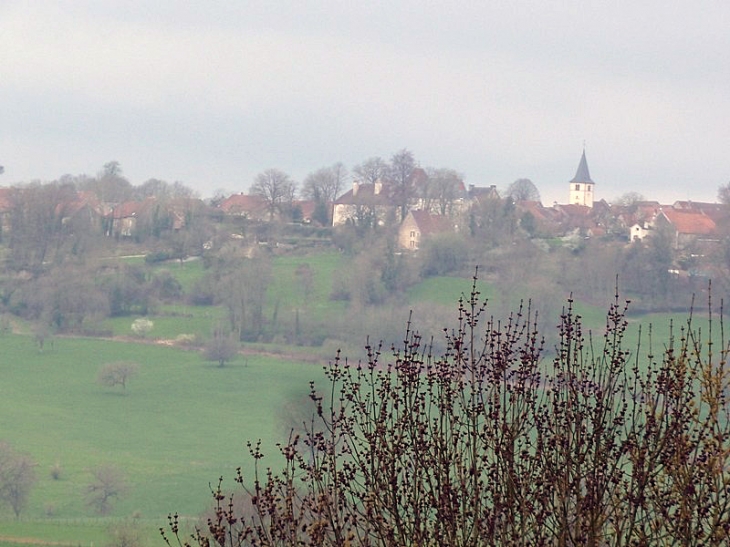 Vue sur le village - Chalancey