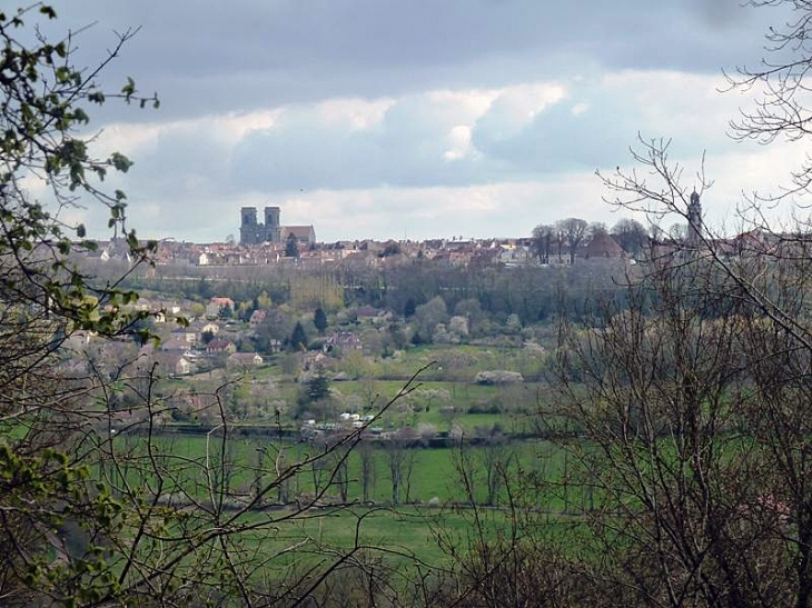 Vue sur la ville - Langres