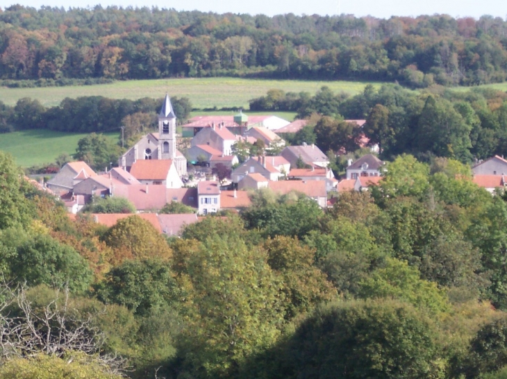 Vue génèrale du village - Luzy-sur-Marne