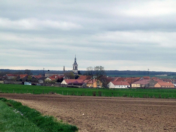 Vue sur le village - Orges