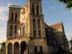 Eglise St Charles.Unique en son genre. Construite par les gueules noires en briques de laitier. Pose 1 er pierre 1894