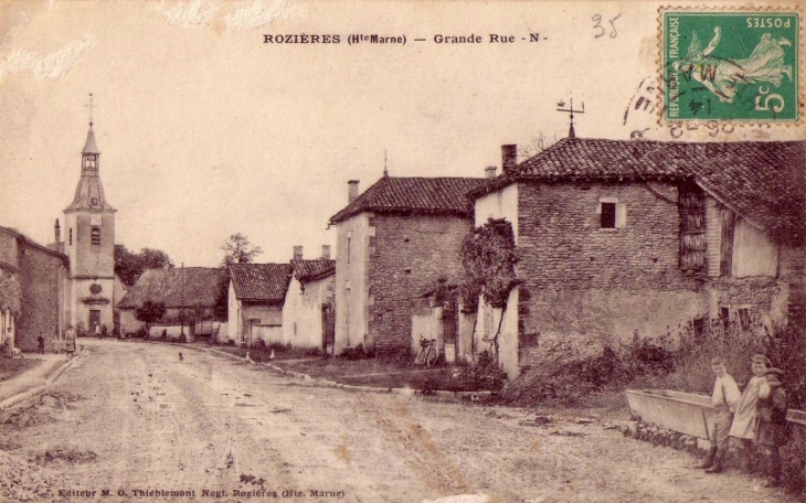 Grande Rue Rozières - Sommevoire