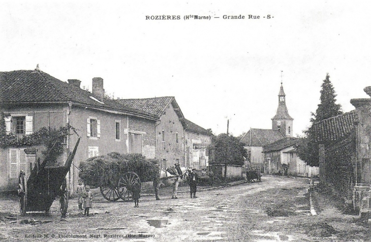 Grande Rue Rozières - Sommevoire