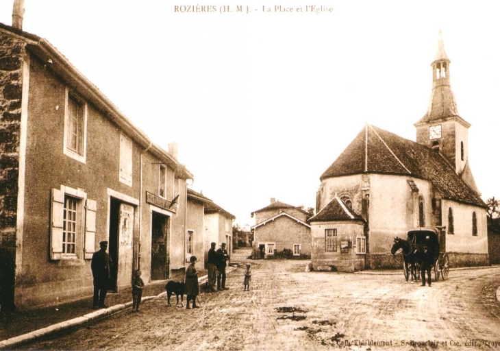 Place Eglise Rozières - Sommevoire