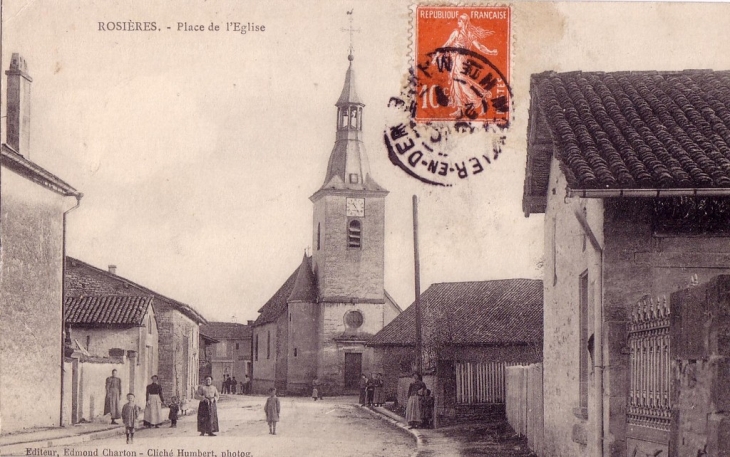 Place de l'Eglise Rozières - Sommevoire