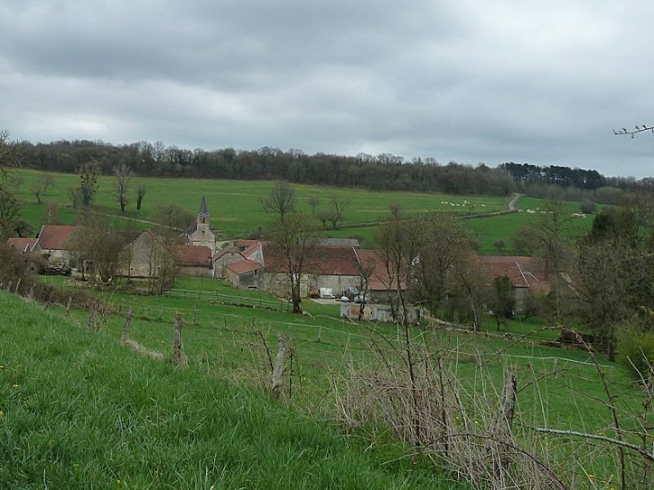 Vue sur le village - Vesvres-sous-Chalancey